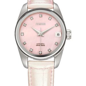 Jowissa : Womens Monte Carlo Mother Of Pearl Watch – Pink – One Size