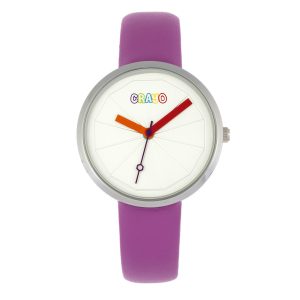 Crayo Metric Unisex Watch – Purple Stainless Steel – One Size