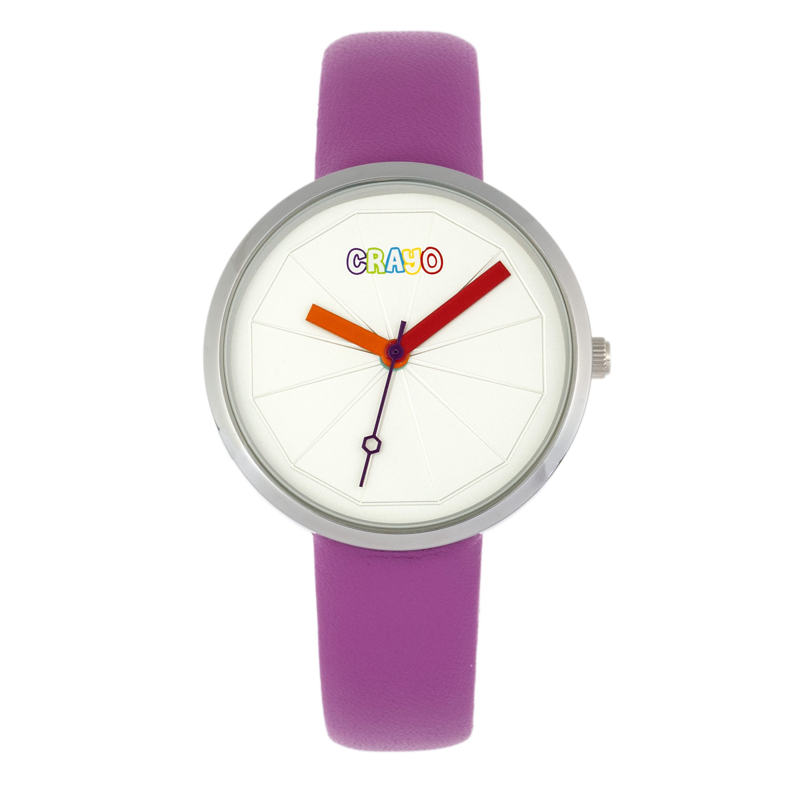 Crayo Metric Unisex Watch - Purple Stainless Steel - One Size