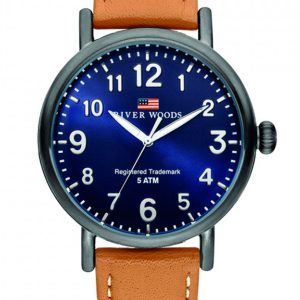 River Woods Sacramento Mens Brown Watch RW420014 Leather – One Size
