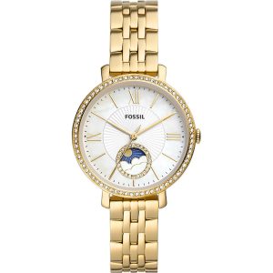 Fossil Jacqueline WoMens Gold Watch ES5167 Stainless Steel (archived) – One Size