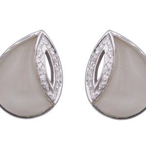 Orphelia WoMens 925 Sterling Silver Stud Earrings – ZO-5930 – One Size