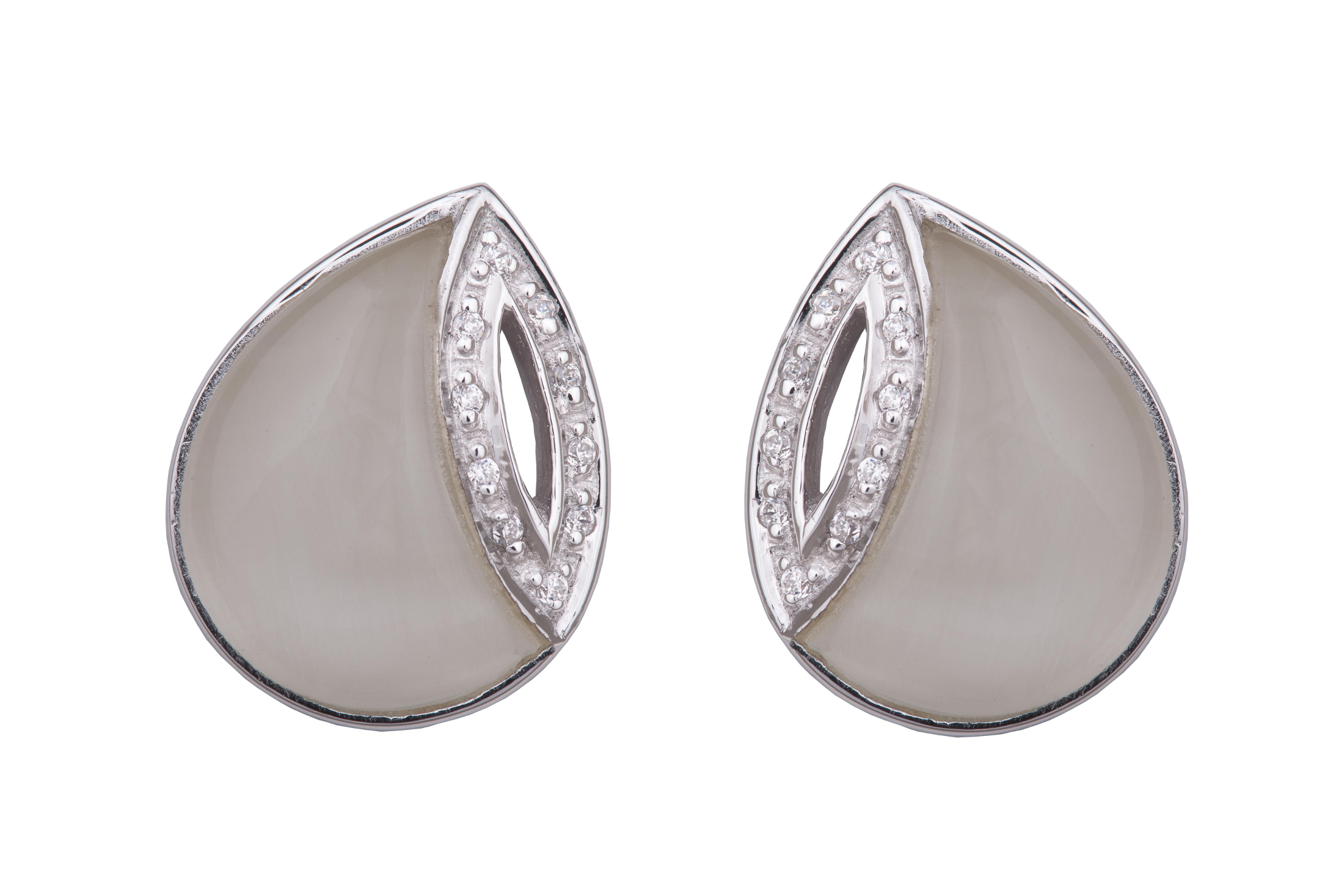 Orphelia WoMens 925 Sterling Silver Stud Earrings - ZO-5930 - One Size