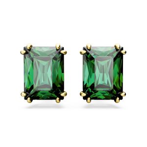 Swarovski ‘Matrix’ WoMens Gold Plated Metal Stud Earrings – 5677142 Gold Tone – One Size