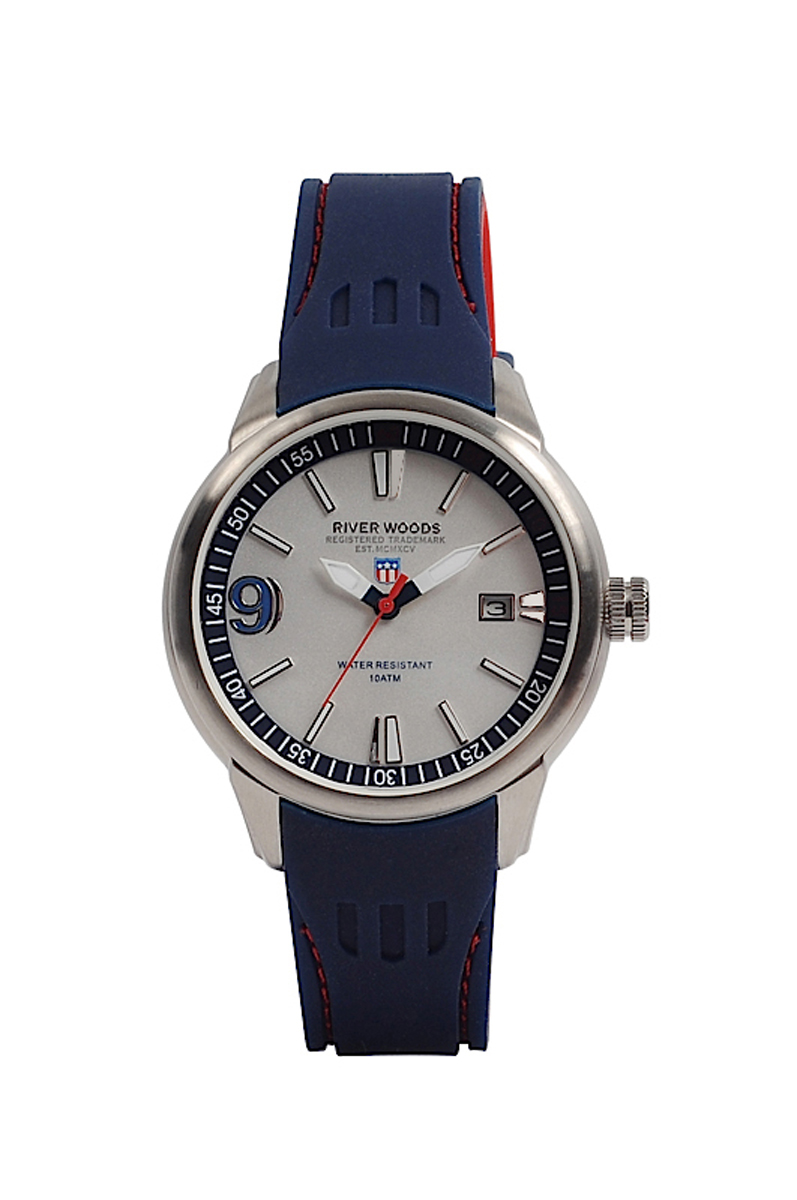 River Woods : Womens Blue Watch Rubber - One Size