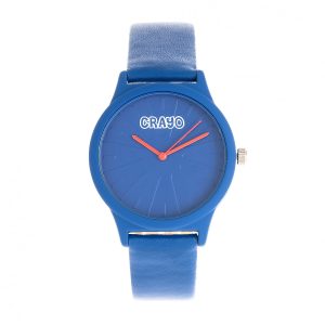 Crayo Splat Unisex Watch – Blue Stainless Steel – One Size