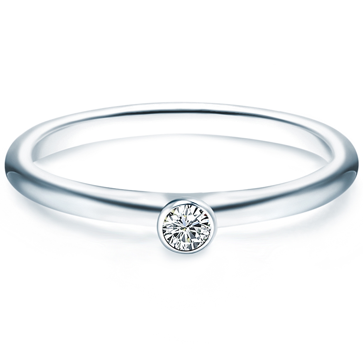 Tresor 1934 Womens Trilani Female Sterling Silver Ring - Size K
