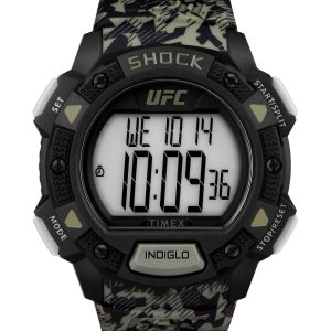Timex Ufc Core Shock Mens Green Watch TW4B27500 – One Size