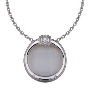 Orphelia WoMens 925 Sterling Silver Chain with Pendant – ZH-4561 – One Size
