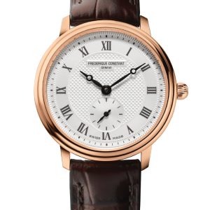Frederique Constant Frédérique Slimline WoMens Brown Watch FC-235M1S4 Leather (archived) – One Size