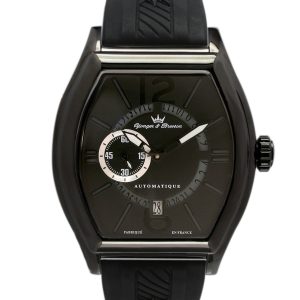 Yonger Mens Black Dial Watch Rubber – One Size