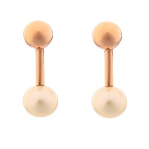 Orphelia ‘Aliena’ WoMens 925 Sterling Silver Drop Earrings – Rose zo-7373 RG – One Size