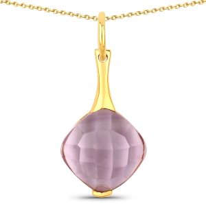 Rafaela Donata Womens Khushi Female Sterling Silver Necklace – Gold – One Size