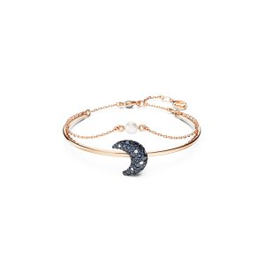 Swarovski ‘Luna’ WoMens Gold Plated Metal Bracelet – Rose 5671586 Gold Tone – One Size