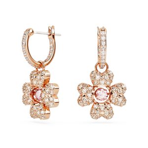 Swarovski ‘Idyllia’ WoMens Gold Plated Metal Drop Earrings – Rose 5674212 Gold Tone – One Size