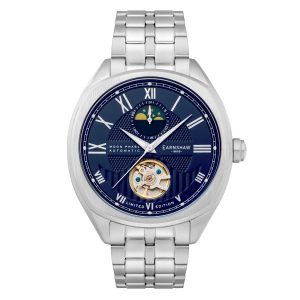 Thomas Earnshaw Peel Mens Midnight Blue Watch ES-8206-22 – Silver – One Size