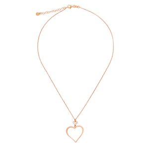 Orphelia ‘Alfina’ WoMens 925 Sterling Silver Chain with Pendant – Rose ZK-7383 – One Size