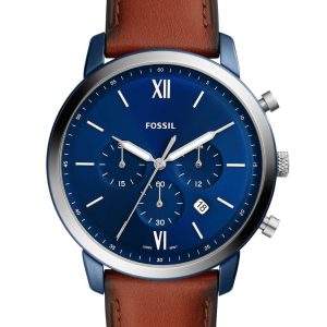 Fossil Neutra Chrono Mens Brown Watch FS5791 Leather – One Size