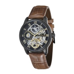 Thomas Earnshaw Longitude Mens Automatic Anchor Black Watch ES-8006-10 – Black/Brown – One Size