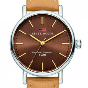 River Woods Oswego WoMens Brown Watch RW340014 Leather – One Size