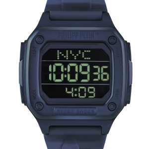 Philipp Plein Hyper $hock Mens Blue Watch PWHAA0321 Silicone – One Size