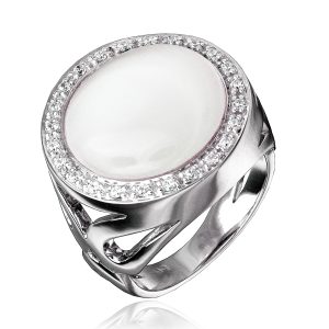 Orphelia WoMens 925 Sterling Silver Ring – ZR-3655 – Size K