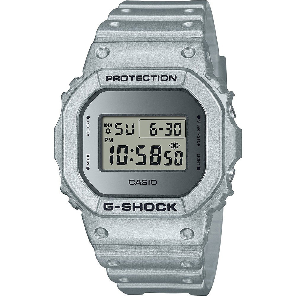Casio G-shock Mens Silver Watch DW-5600FF-8ER - One Size