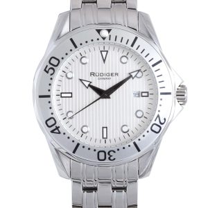 Rudiger : mens chemnitz silver watch Stainless Steel – One Size