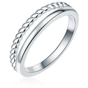 Rafaela Donata Womens Female Sterling Silver Ring – Size N