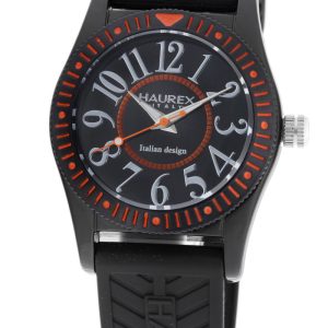 Haurex Italy Mens : watch – Black Rubber – One Size