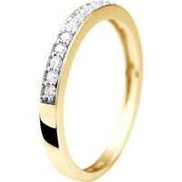 Diadema Womens - Ring - Prestige Jewelery - Diamonds - Yellow Gold - White - Size L 1/2 - Image 2