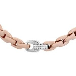Orphelia WoMens 925 Sterling Silver Necklace – Rose ZK-7158 – One Size