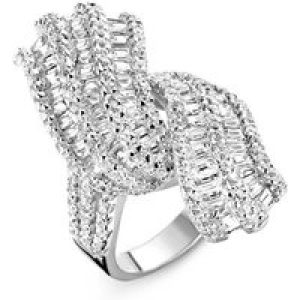 Orphelia WoMens 925 Sterling Silver Ring – R-4983 – Size N