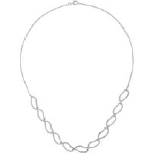 Orphelia WoMens 925 Sterling Silver Necklace – ZK-2795 – One Size