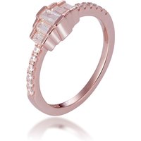 Orphelia WoMens 925 Sterling Silver Ring - Rose ZR-7443 - Size R 1/2 - Image 2