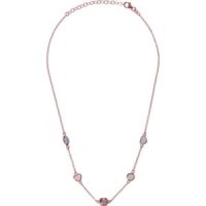 Orphelia ‘Bling’ WoMens 925 Sterling Silver Necklace – Rose ZK-7412 – One Size
