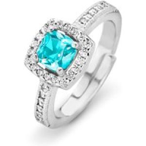 Orphelia Womens Ladies Embellished 925 Sterling Ring – Silver, Size: L – Size L