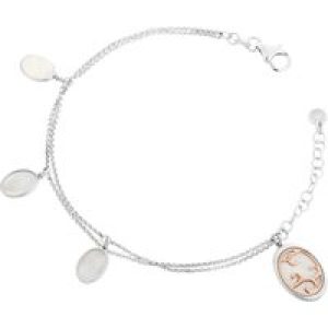 Orphelia ‘Jarina’ WoMens 925 Sterling Silver Bracelet – Silver/Rose ZA-7165 – Silver & Rose Gold – One Size