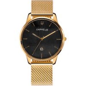 Orphelia Portobello Mens Gold Watch OR62901 Stainless Steel – One Size