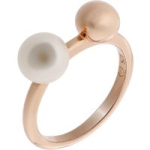Orphelia WoMens 925 Sterling Silver Ring – Rose zr-7373/RG – Size K