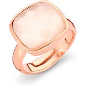 Orphelia WoMens 925 Sterling Silver Ring – Rose ZR-7198/CR – Size O 1/2