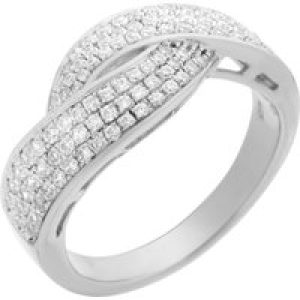 Orphelia WoMens 925 Sterling Silver Ring – ZR-3513 – Size Q