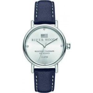 River Woods Arkansas WoMens Blue Watch RW340037 Leather – One Size