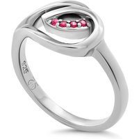 Orphelia Womens Ladies Embellished 'Dazzle' 925 Sterling Ring - Silver, Size: N - Size N - Image 2