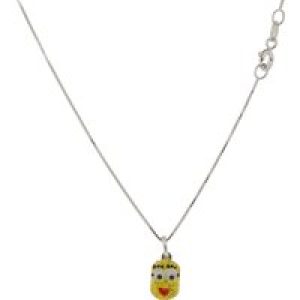 Orphelia Childrens Unisex ‘Minion’ Child’s 925 Sterling Silver Chain with Pendant – ZH-7135/2 – One Size