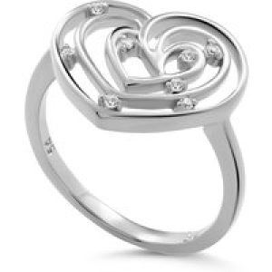 Orphelia ‘Euphoria’ WoMens 925 Sterling Silver Ring – ZR-7522 – Size L