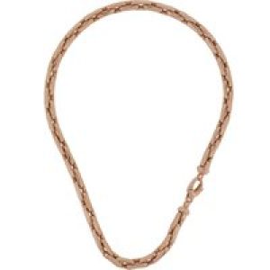 Orphelia WoMens 925 Sterling Silver Necklace – Rose zk-7107/rg – One Size