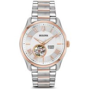 Bulova Wilton Mens Silver Watch 98A213 Stainless Steel – One Size