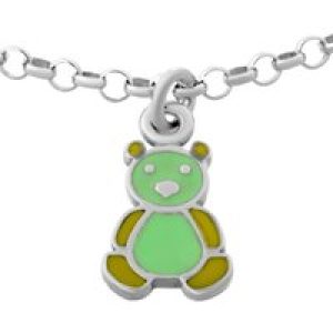Orphelia Childrens Unisex ‘Bear’ Child’s 925 Sterling Silver Bracelet – ZA-7140 – One Size
