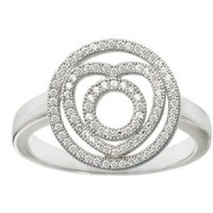 Orphelia WoMens 925 Sterling Silver Ring – ZR-7268 – Size M